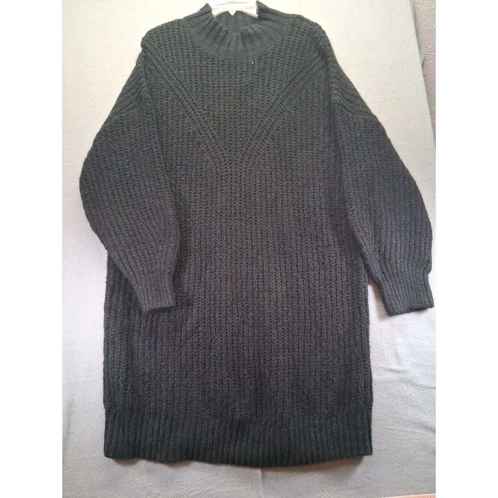 NWT Old Navy‎ Women's  Kneeted Dress MN Black Size Petite L